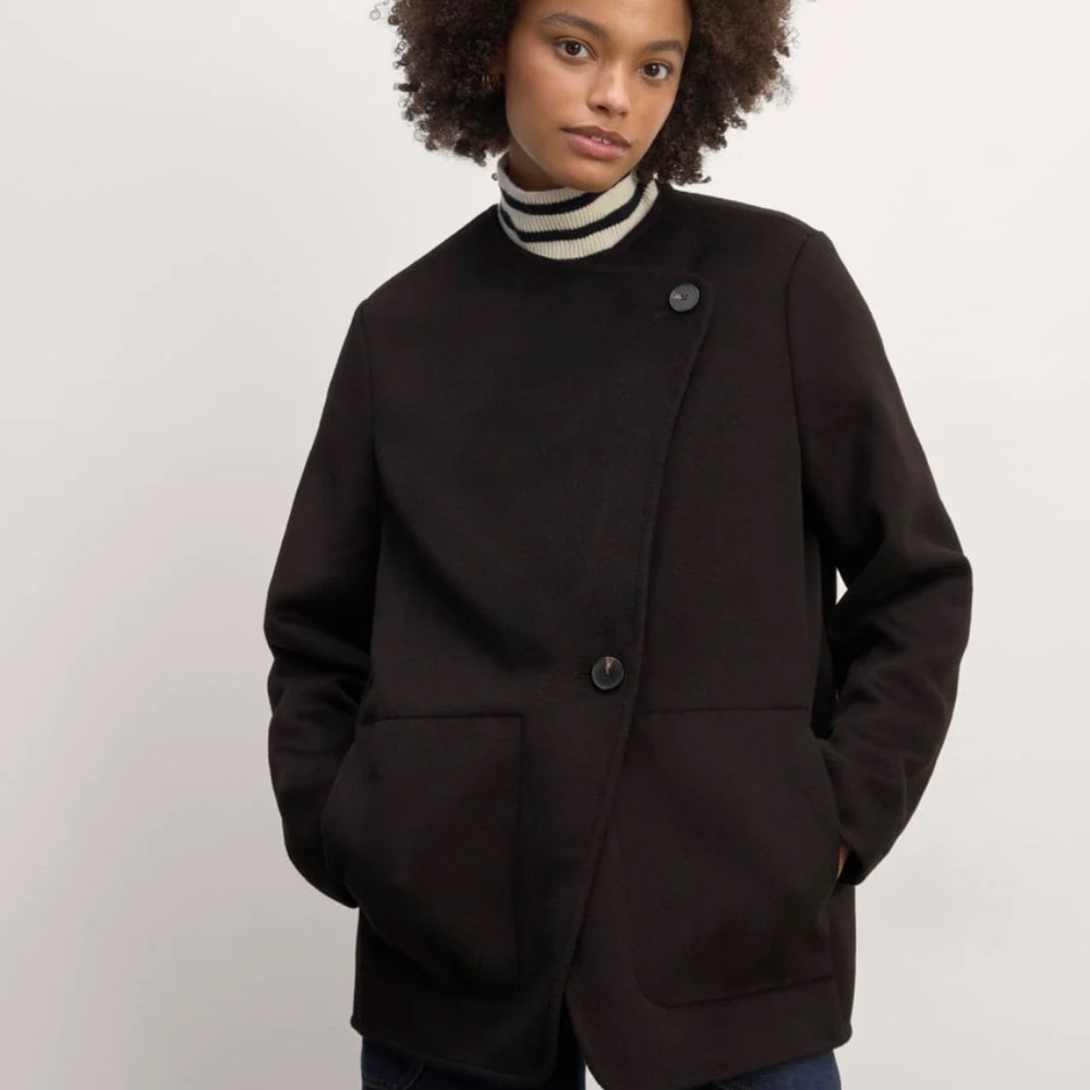 Everlane ‘The October’ Wool Oversized Coat • L
